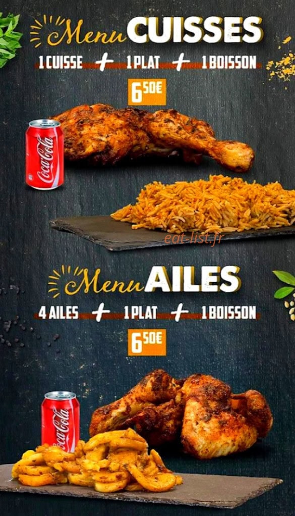 O' Poulet Doré — carte page 3