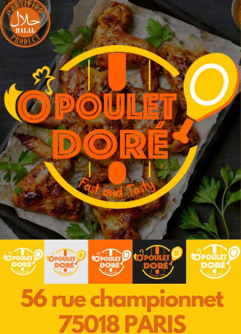O' Poulet Doré — carte page 1