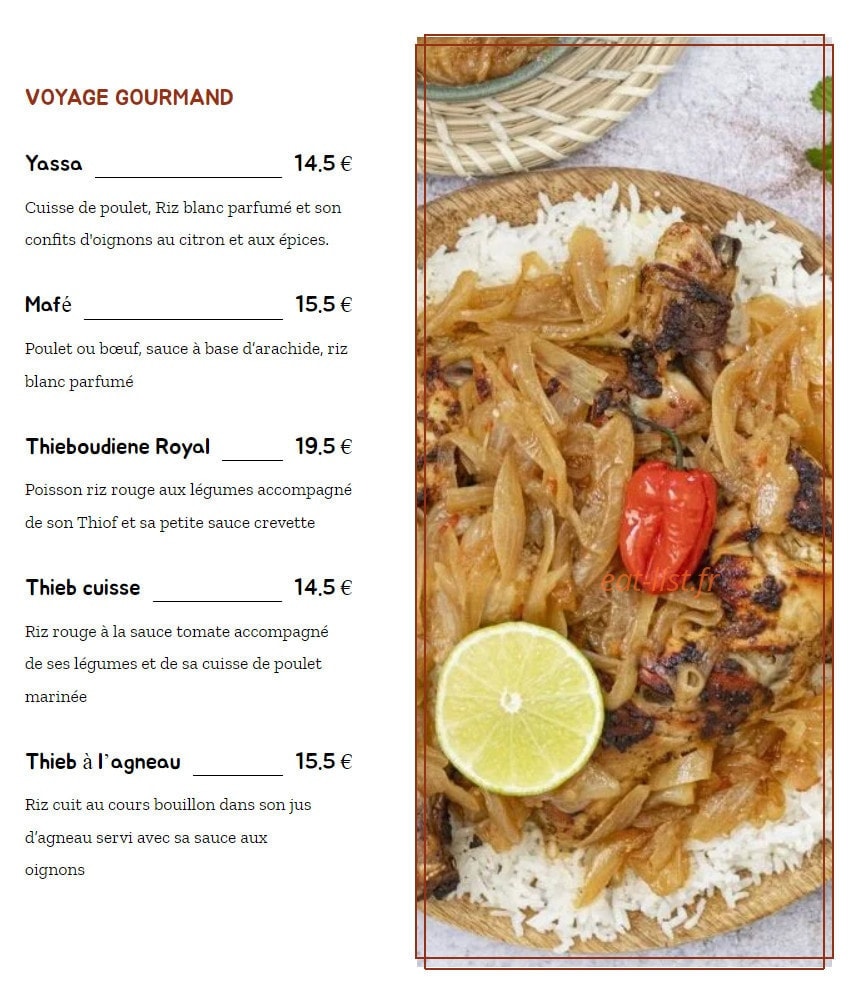 Obaobab — carte page 3