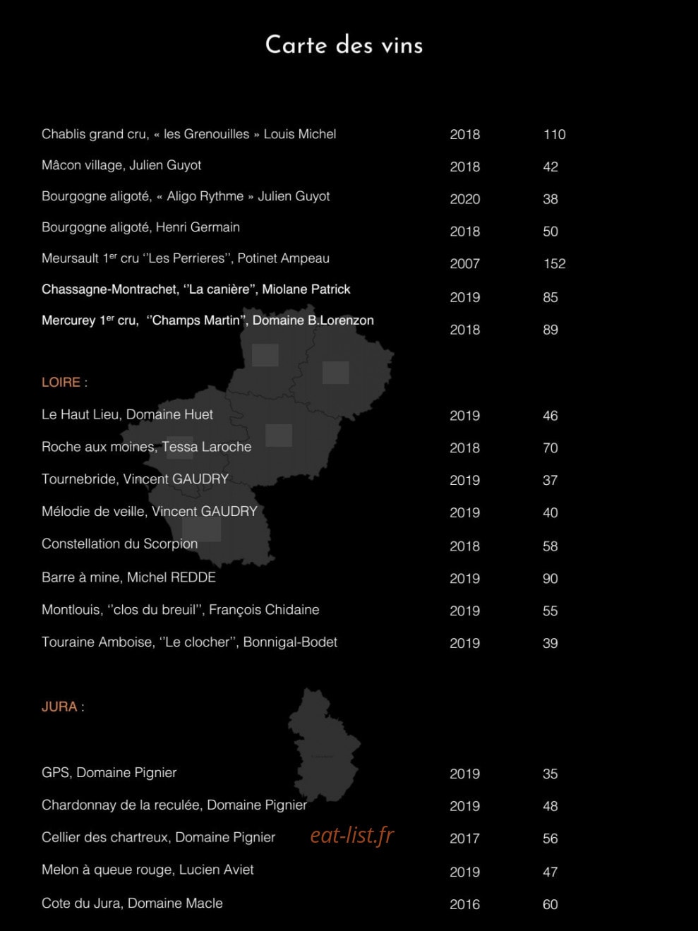 Ose — carte page 3