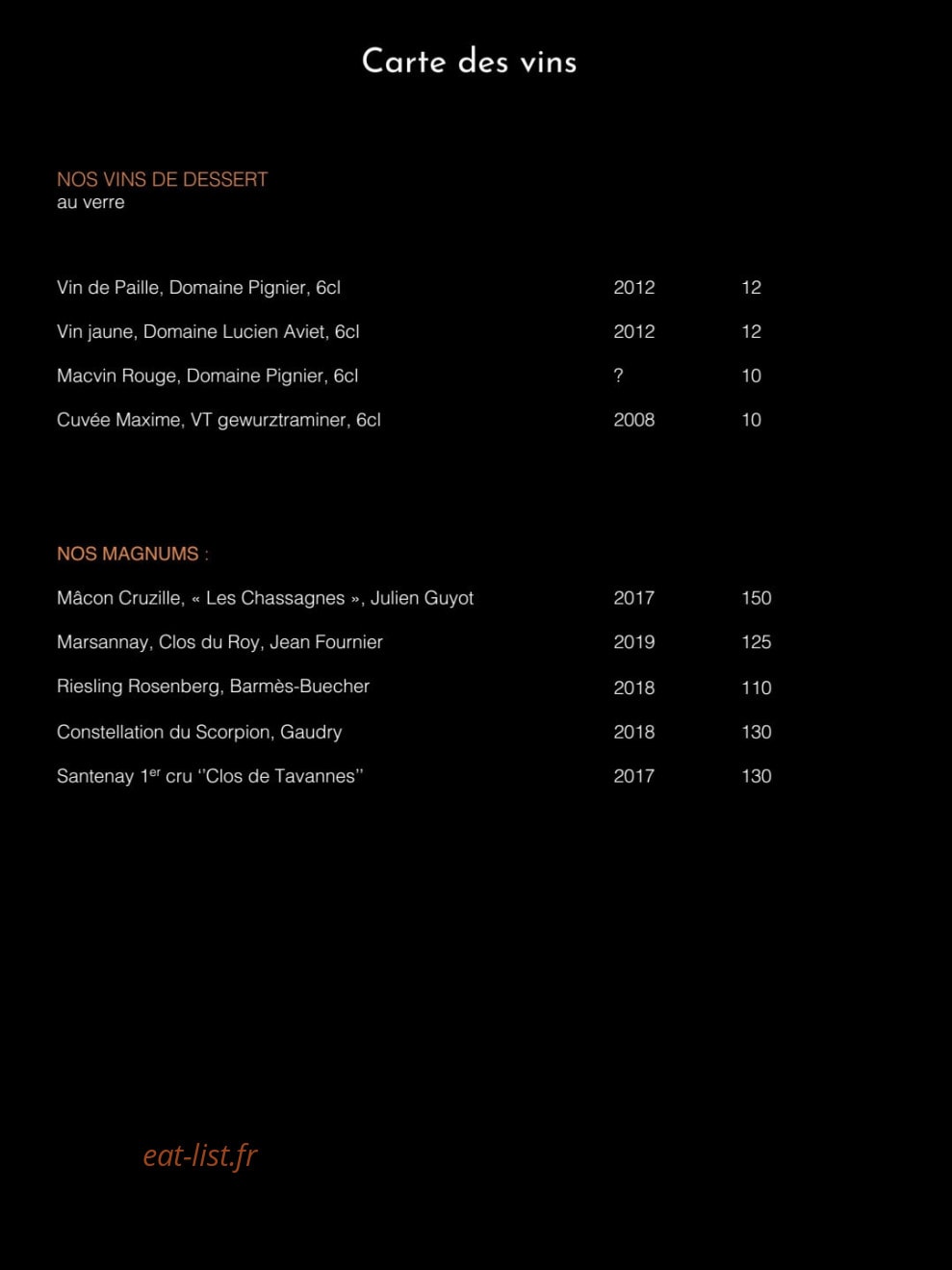 Ose — carte page 8