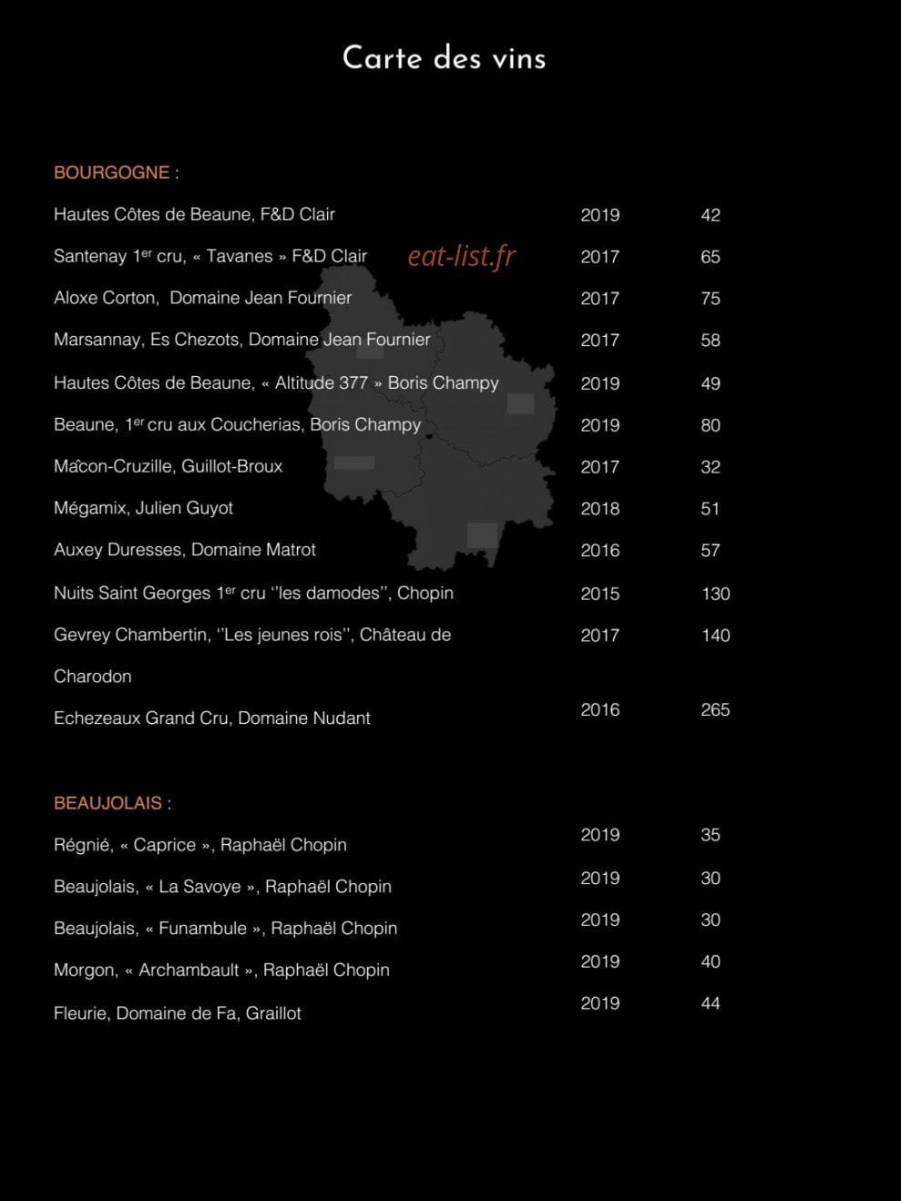 Ose — carte page 6