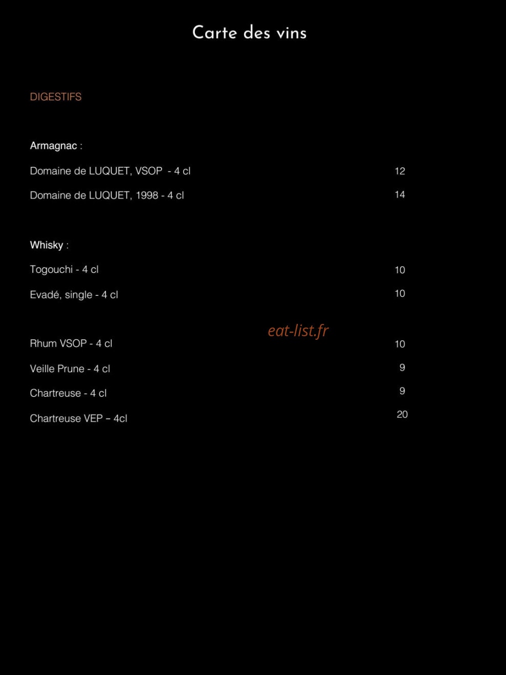 Ose — carte page 9