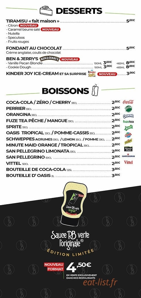 PB Poulet Braisé — carte page 4