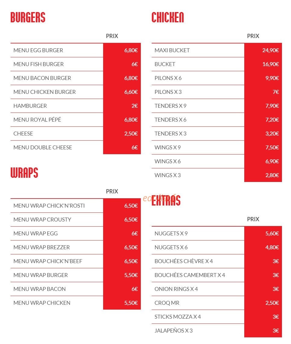 Pépé Santana — carte page 1