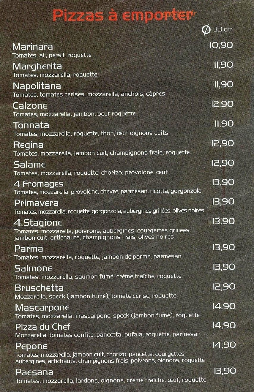 Pépone café — carte page 2