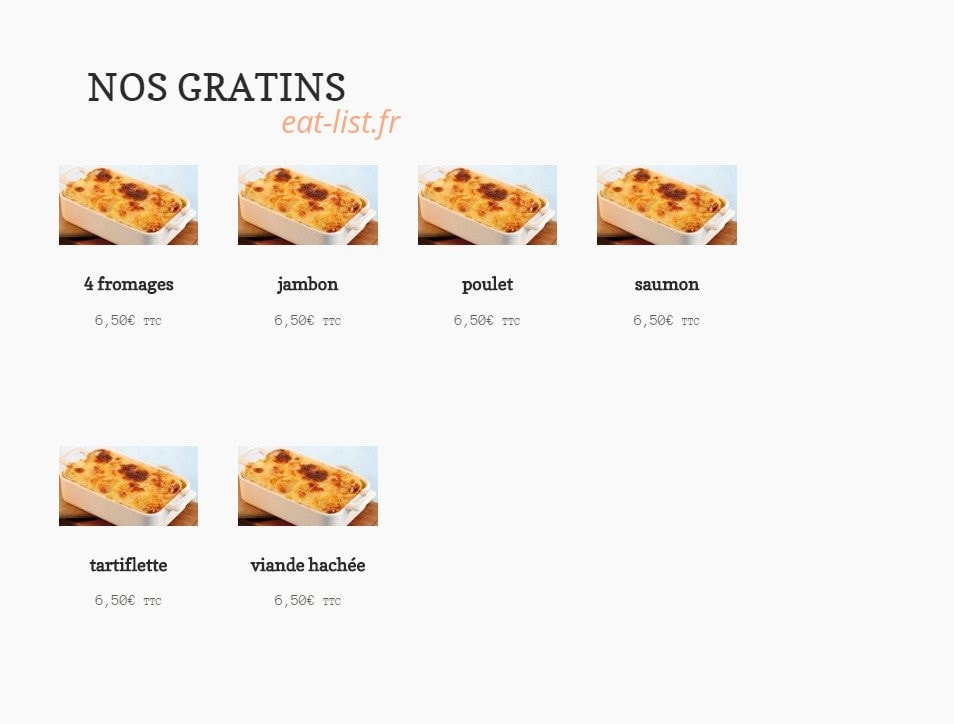 Pizza Cinq — carte page 5