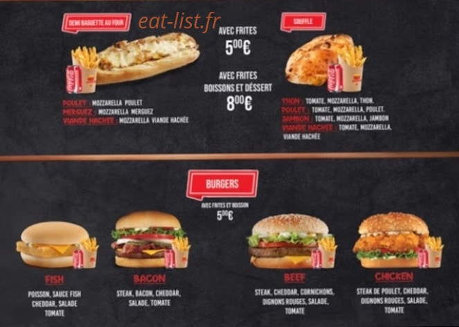 Pizza cinqo — carte page 2