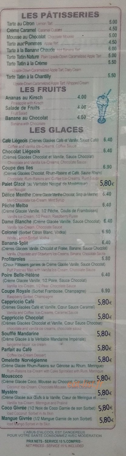 Pizza Gigi — carte page 4