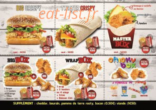 Quick Chicken — carte page 2