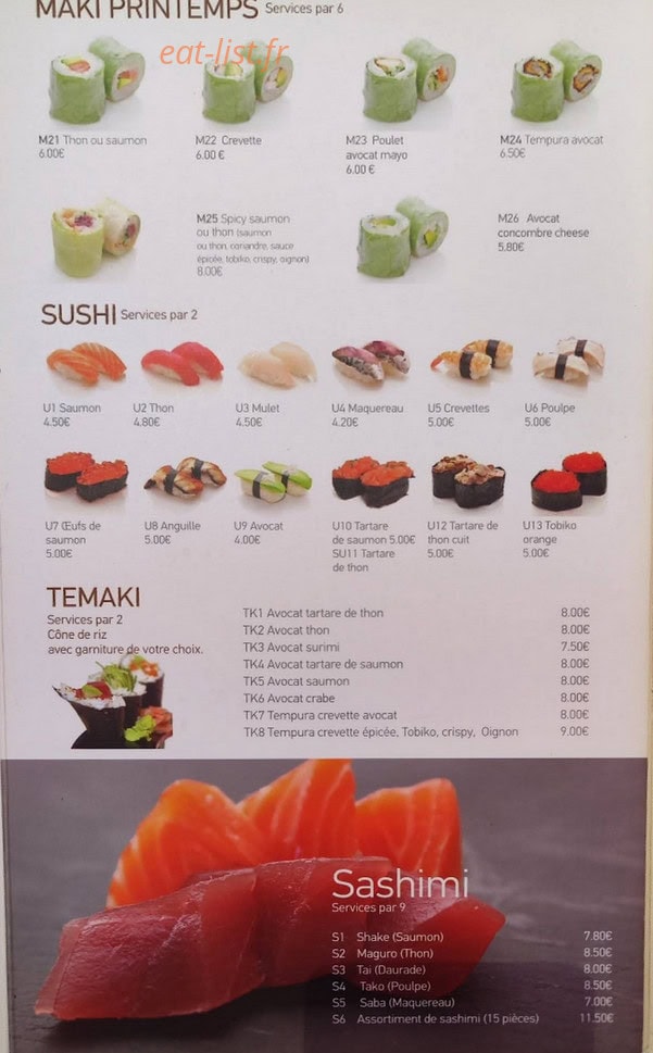 Restaurant Ikko — carte page 5