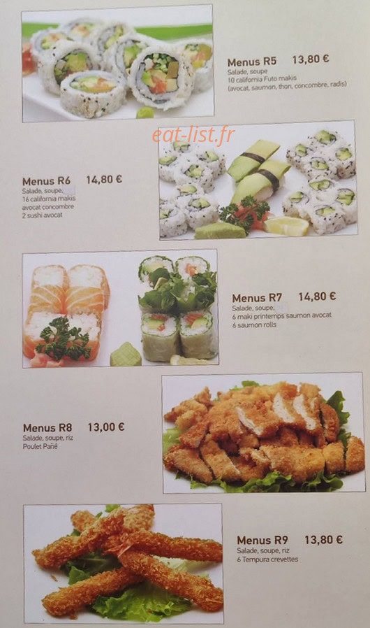 Restaurant Ikko — carte page 4
