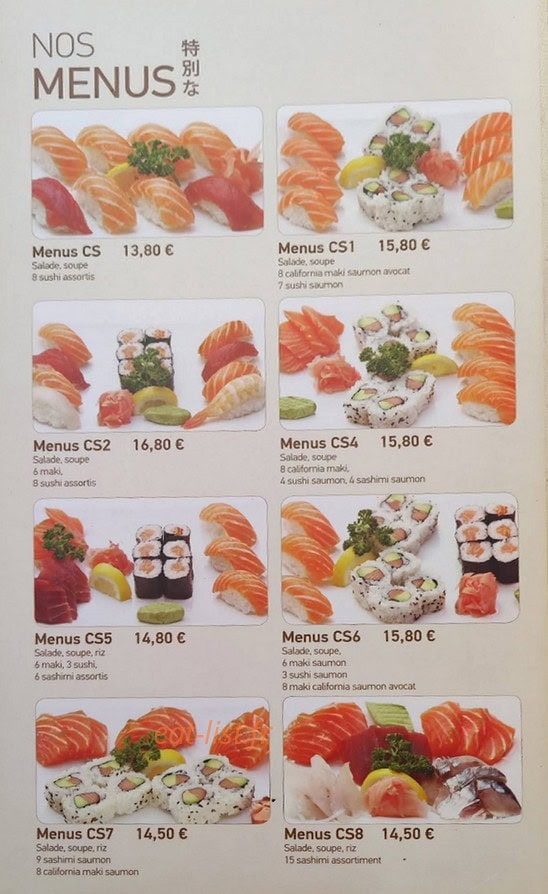 Restaurant Ikko — carte page 6