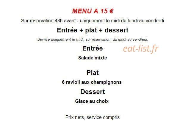 Restaurant Polonais Mazurka — carte page 6