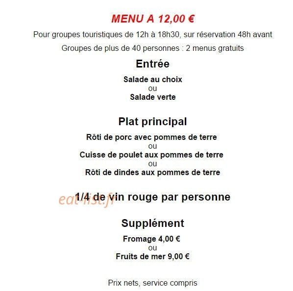 Restaurant Polonais Mazurka — carte page 4