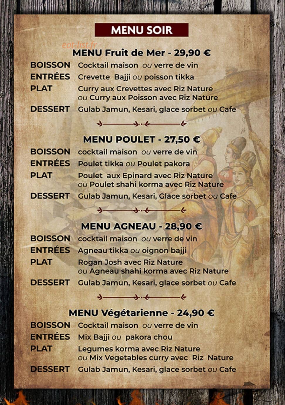 Sai Lounge — carte page 9