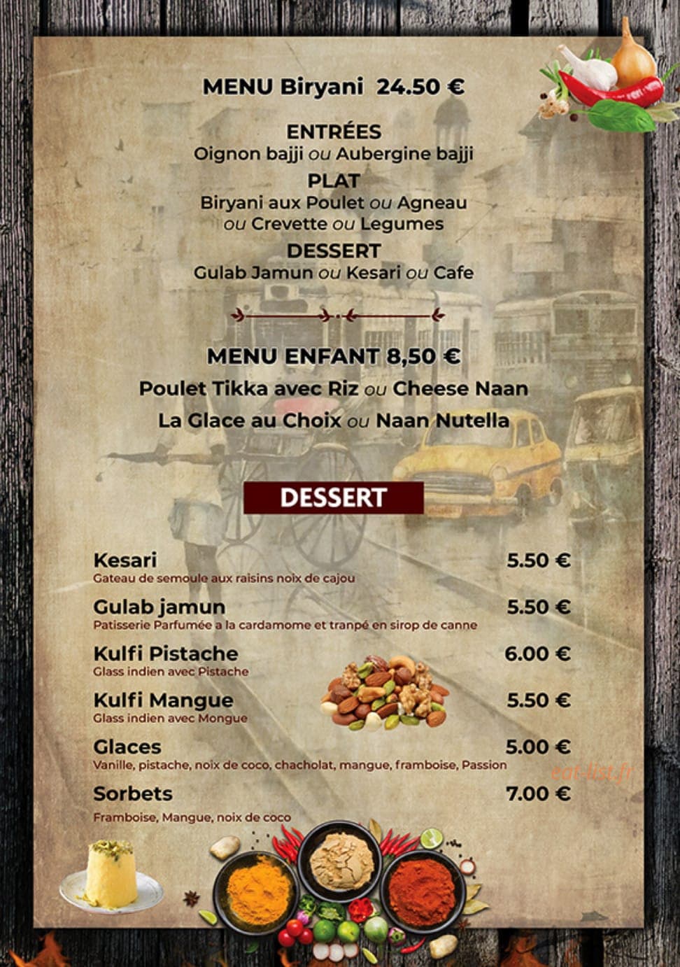 Sai Lounge — carte page 7