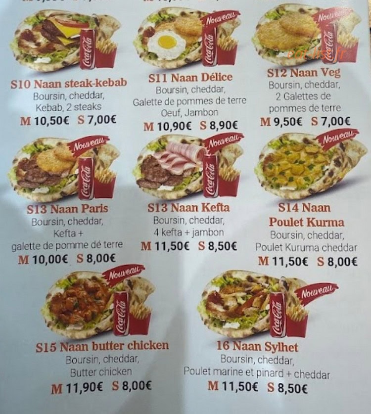 Shawarma House — carte page 4