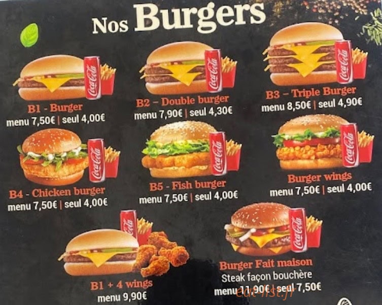 Shawarma House — carte page 1