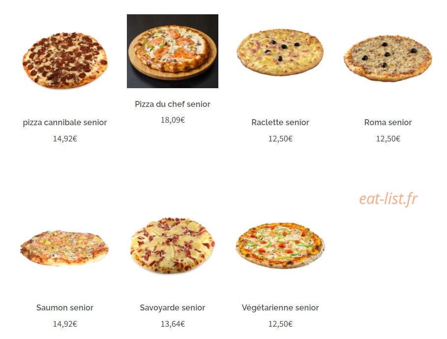 Sos pizza — carte page 4