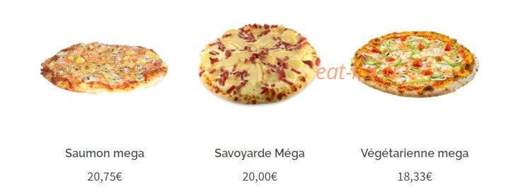 Sos pizza — carte page 6