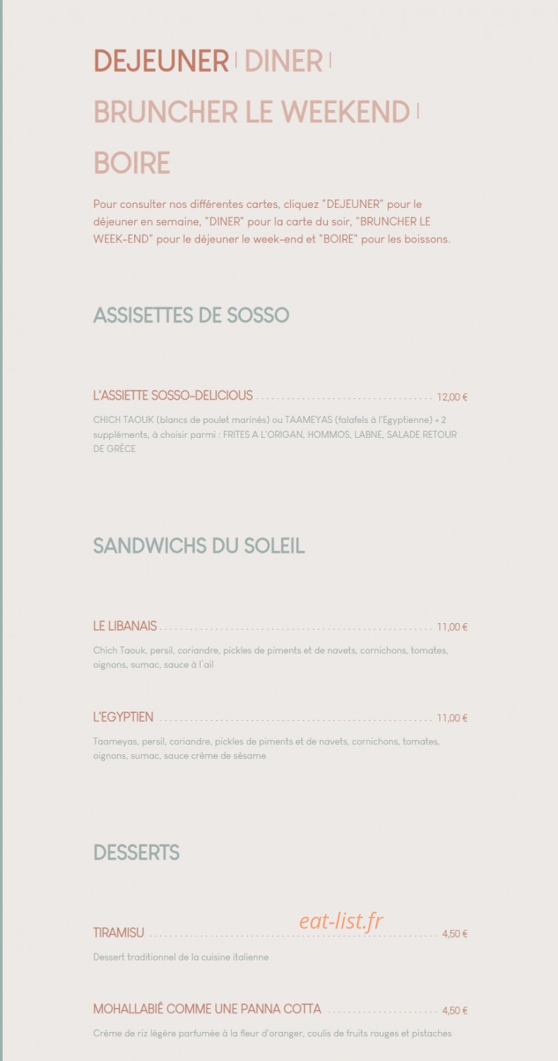 Sosso — carte page 1