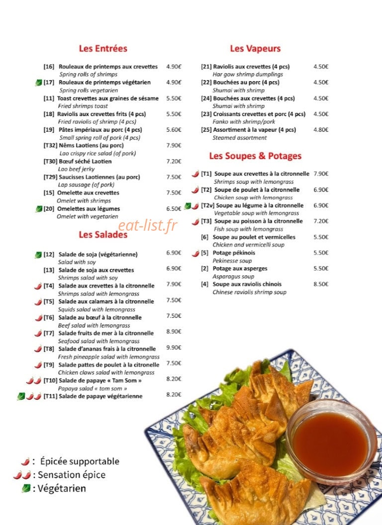 Thai 18 — carte page 1