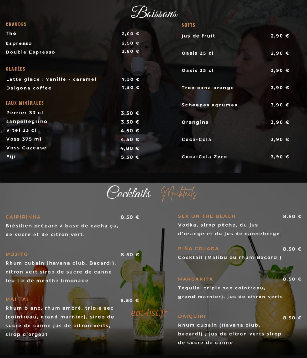 The Good Flavors — carte page 4