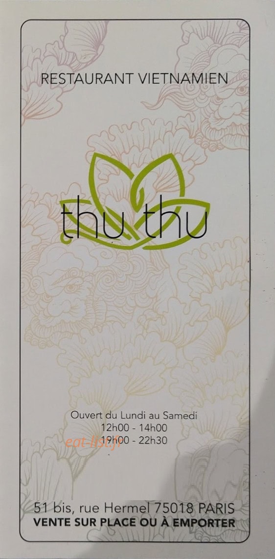 Thu-Thu — carte page 1