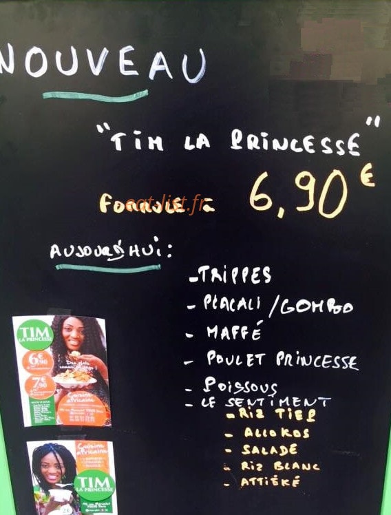 Tim La Princesse — carte page 1