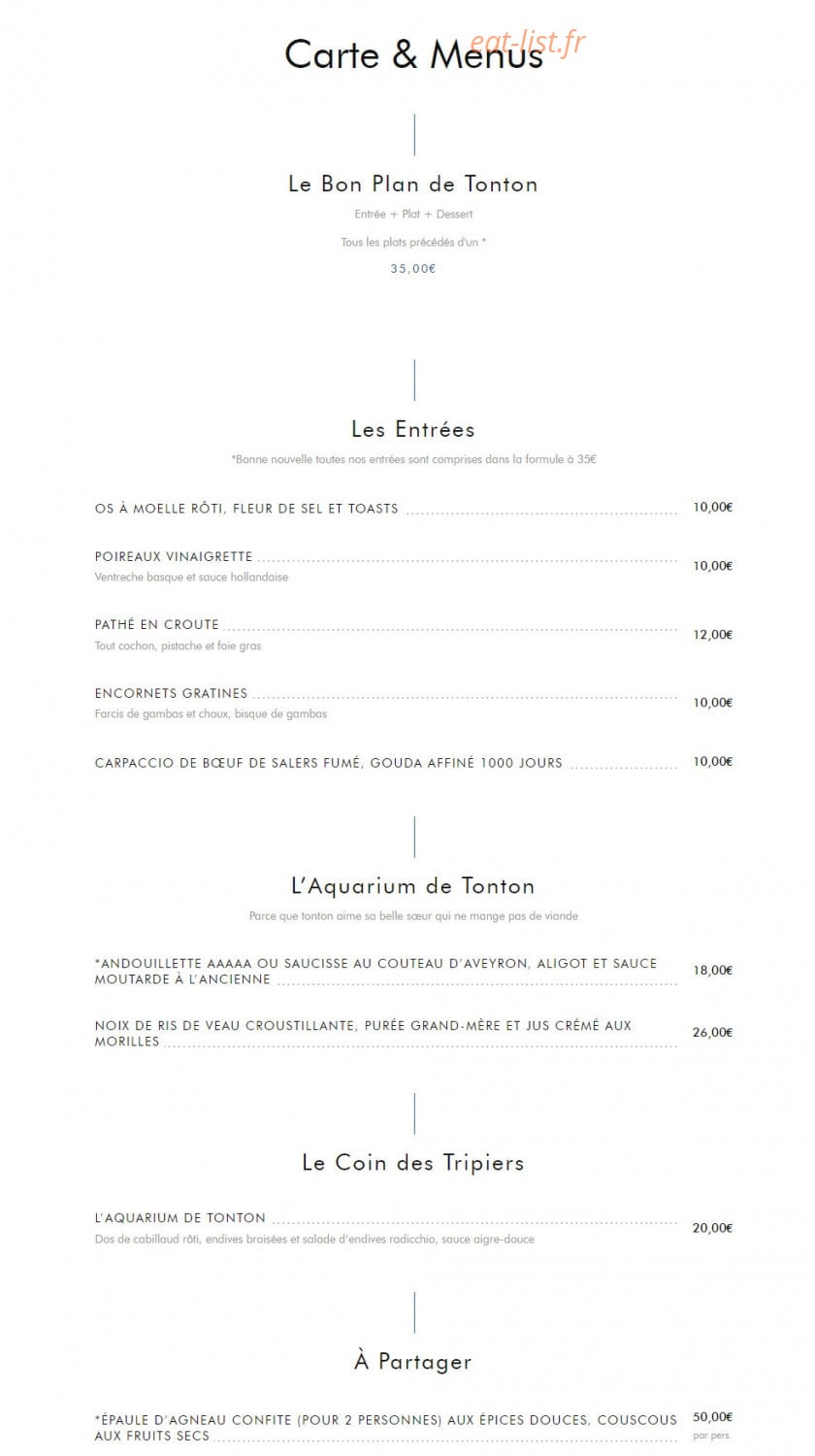 Tonton de la butte — carte page 1