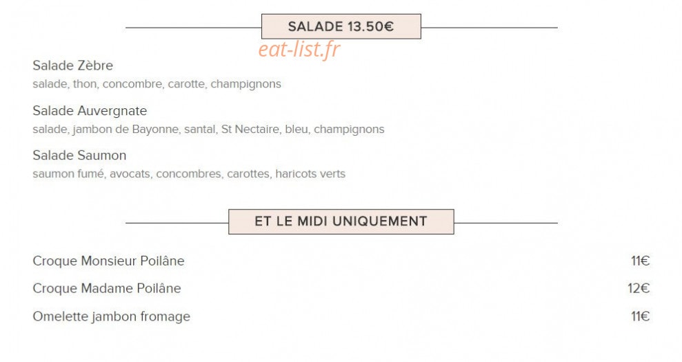 Un Zèbre à Montmartre — carte page 2