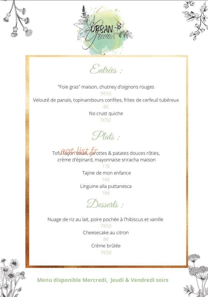 Urban Greener — carte page 3