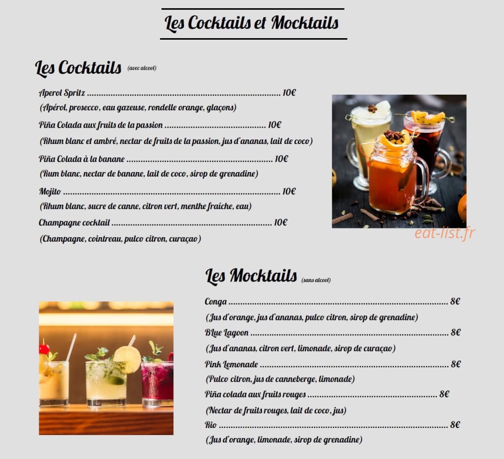 Yes Crab — carte page 9