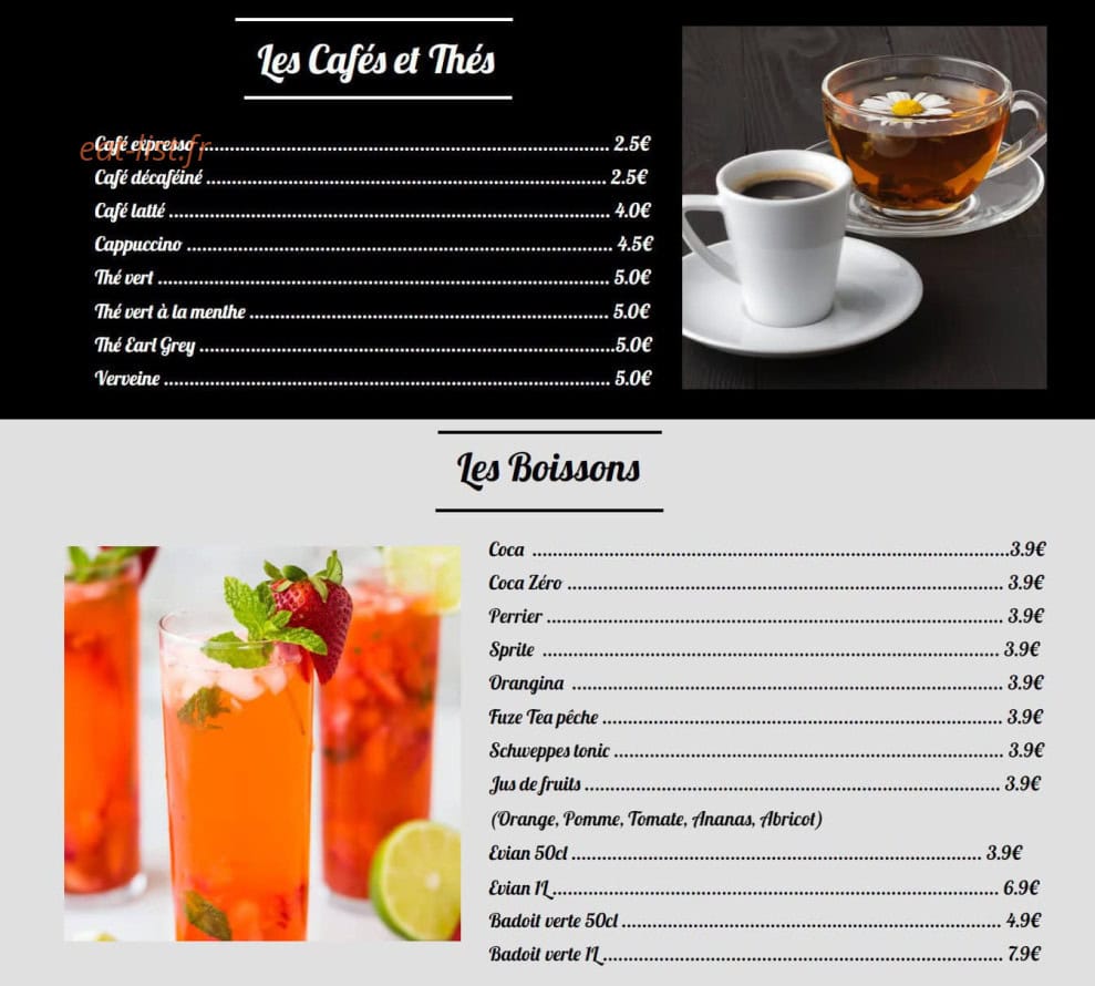 Yes Crab — carte page 6