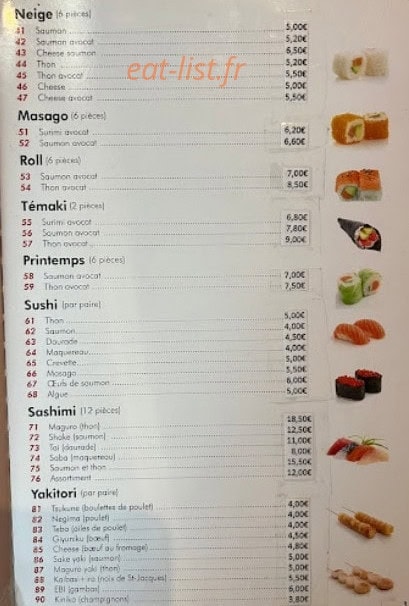 Yokoso — carte page 1