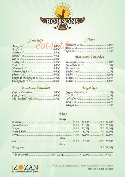 Zozan — carte page 4