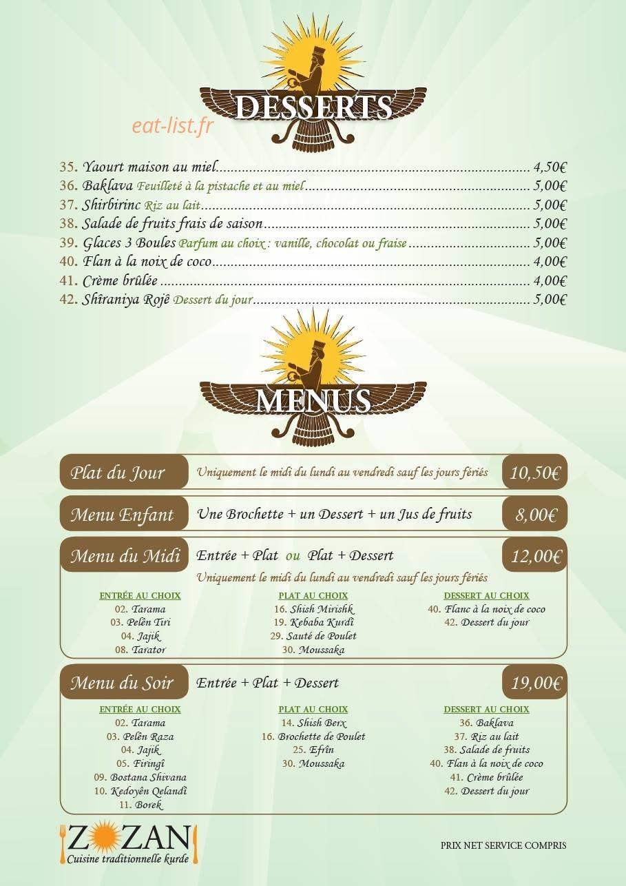 Zozan — carte page 3