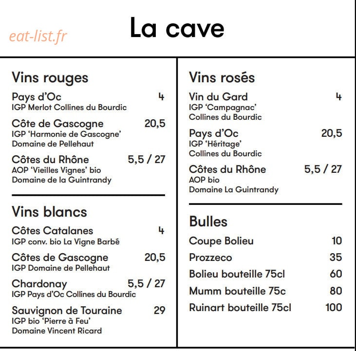 à la folie — carte page 5
