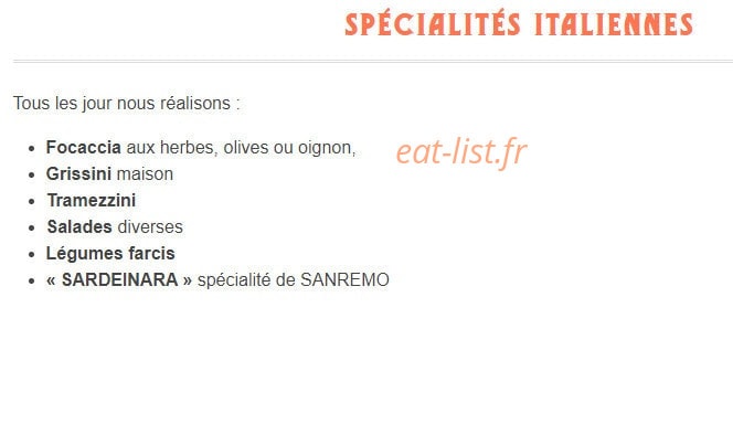 Al forno — carte page 2