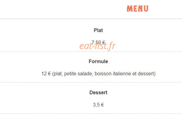 Al forno — carte page 1