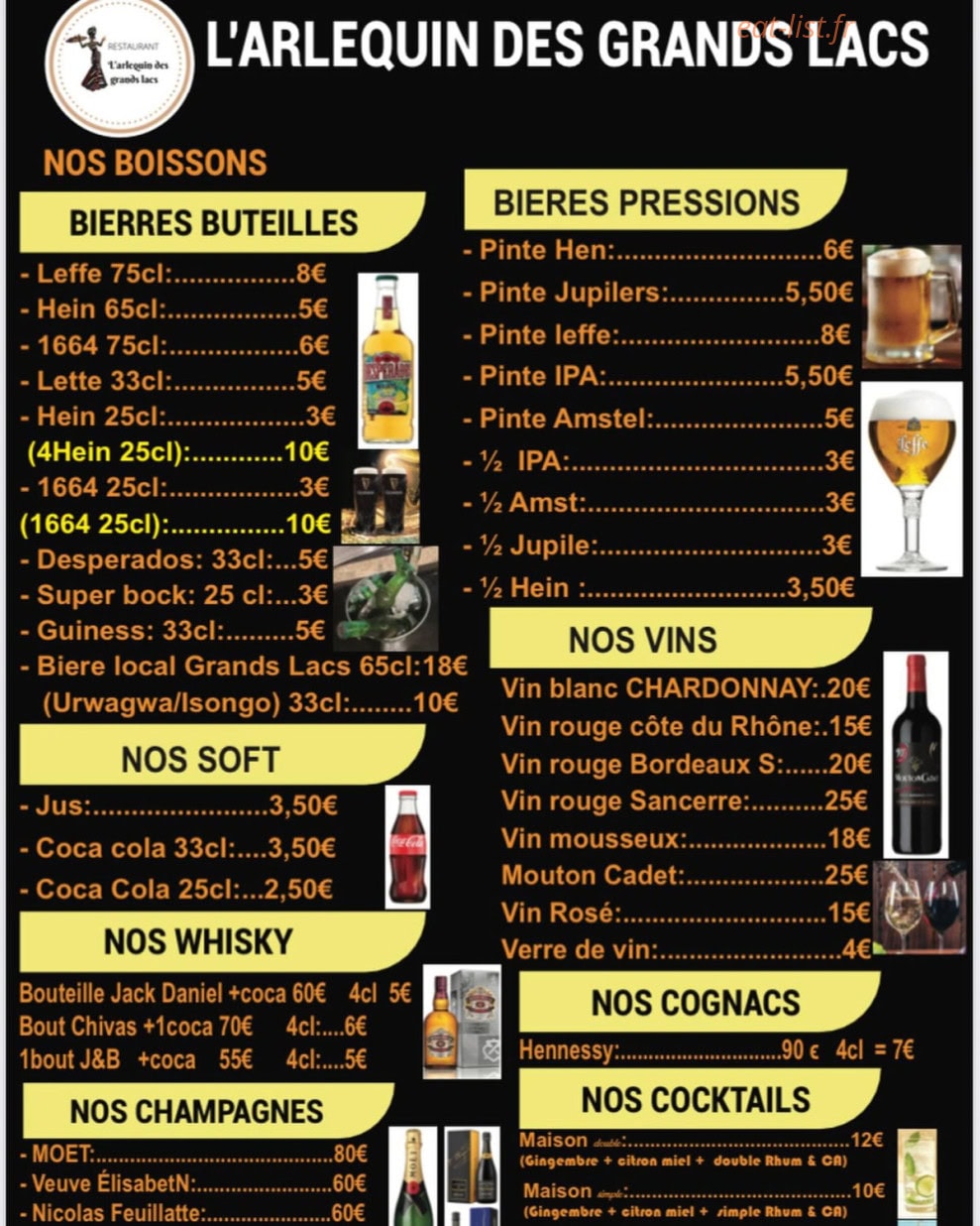 Arlequin des Grands Lacs — carte page 2