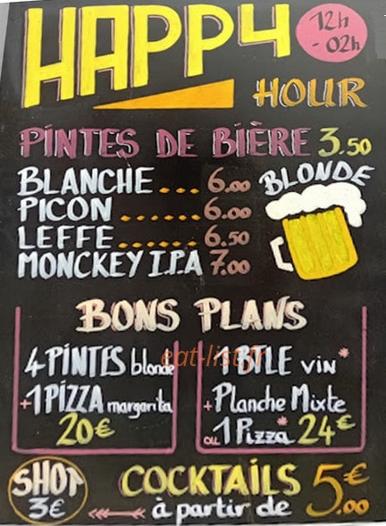 Au Mathurin — carte page 1