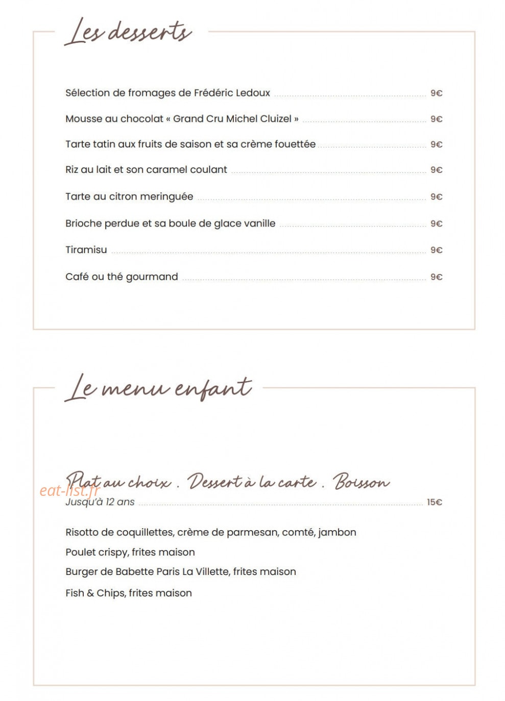 Babette — carte page 5