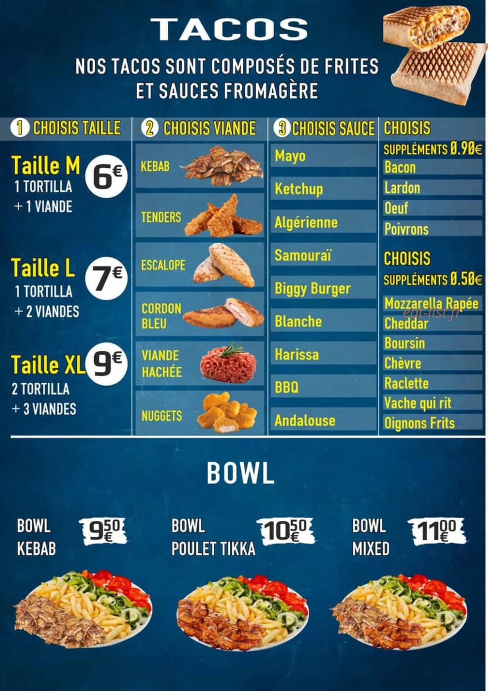 Babs kebab — carte page 3