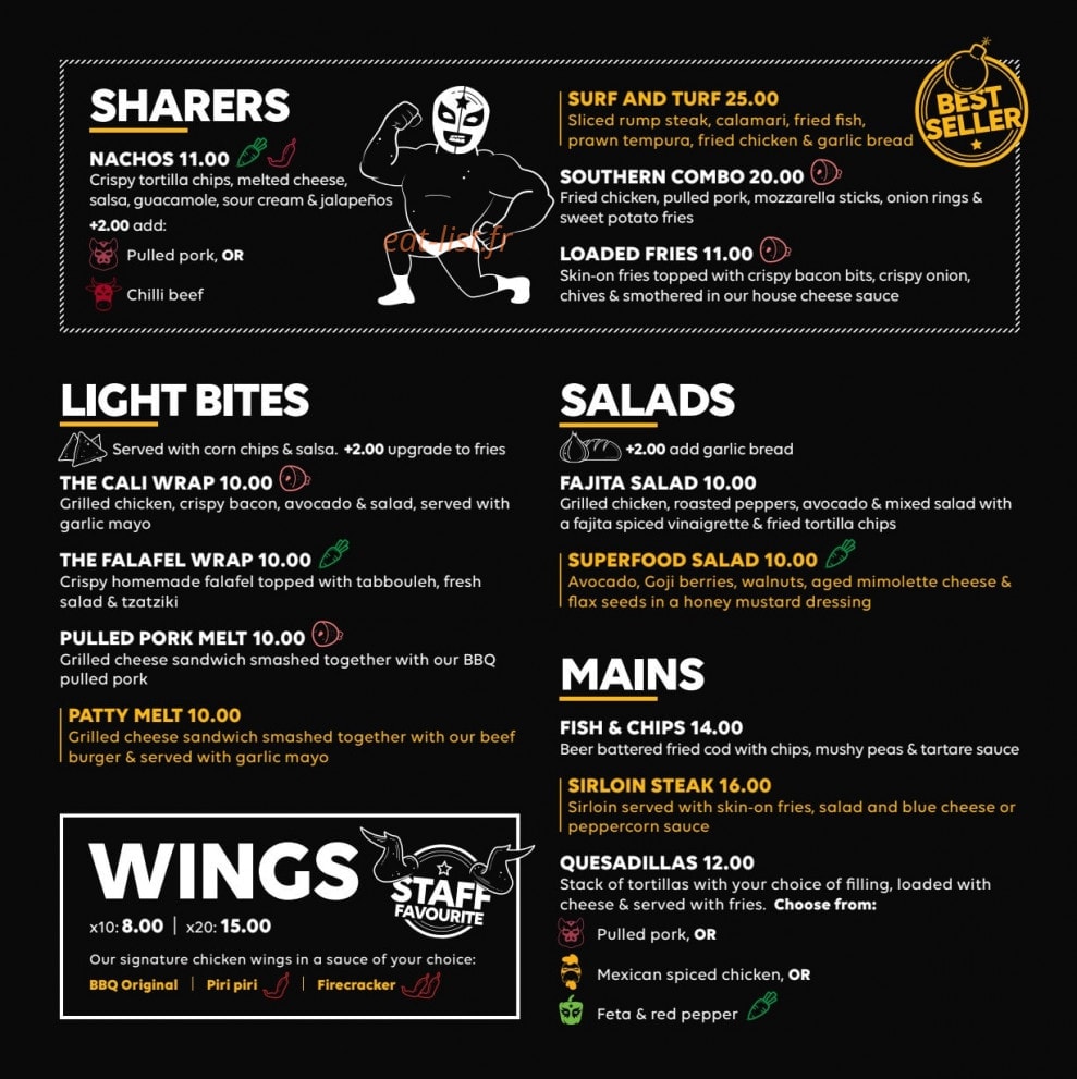 Belushi's — carte page 2