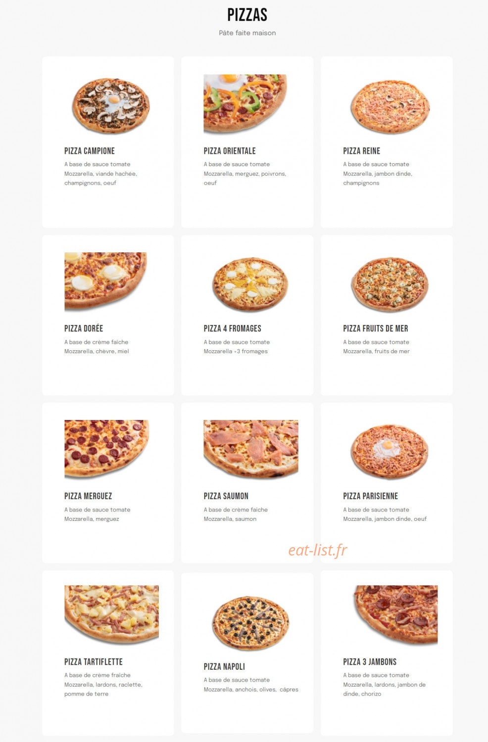 Big Food — carte page 5