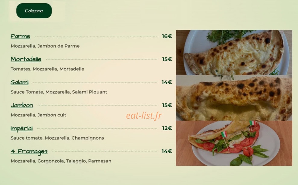 Bistro Gusto — carte page 6