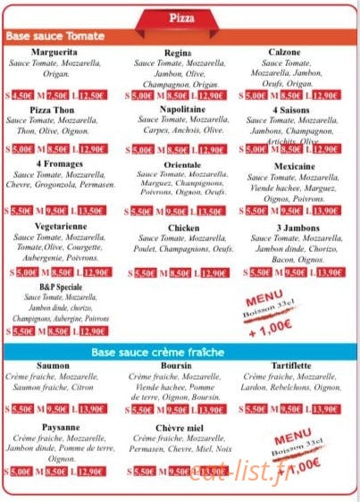 Burg & Pizz — carte page 2