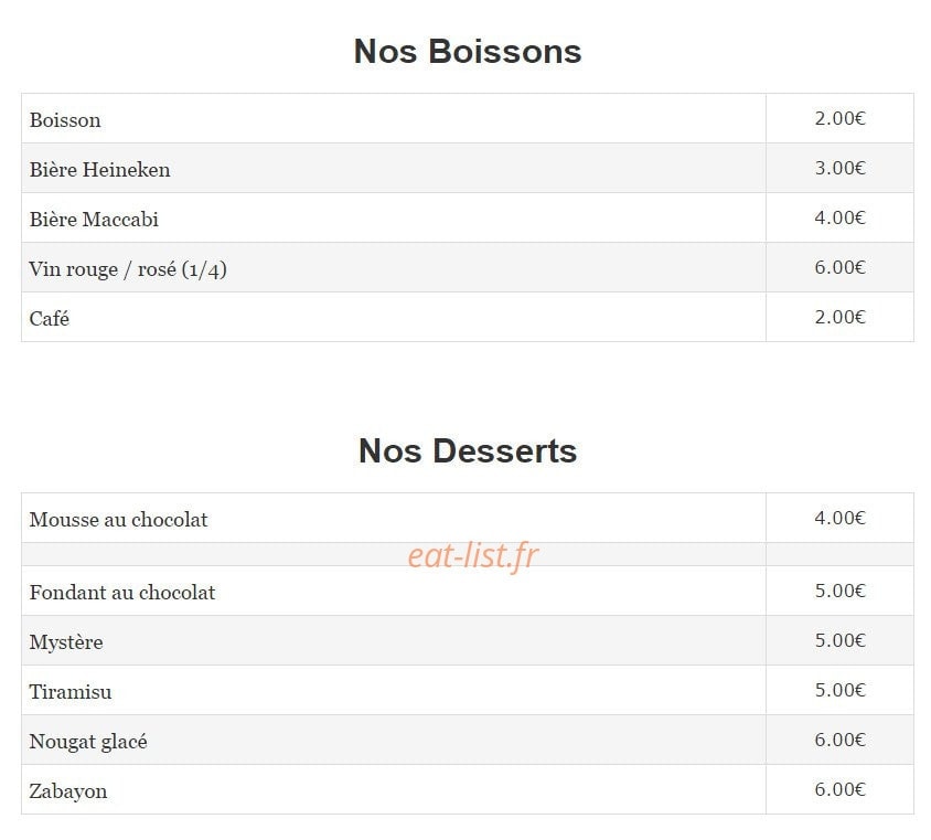 Burger's Bar Manin — carte page 5